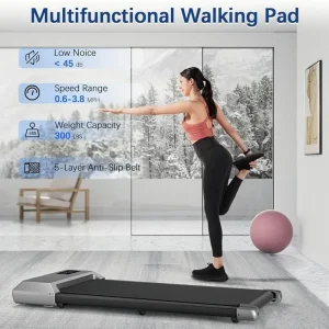 2-in-1 Walking Pad Treadmill