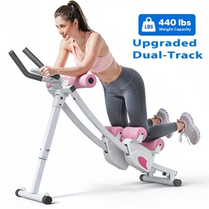 Foldable Split-Track Ab Machine