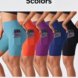 High-Waist Yoga Sport Shorts