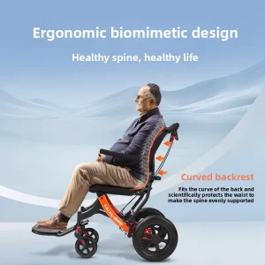Ergonomic Foldable Lightweight Wheelchair